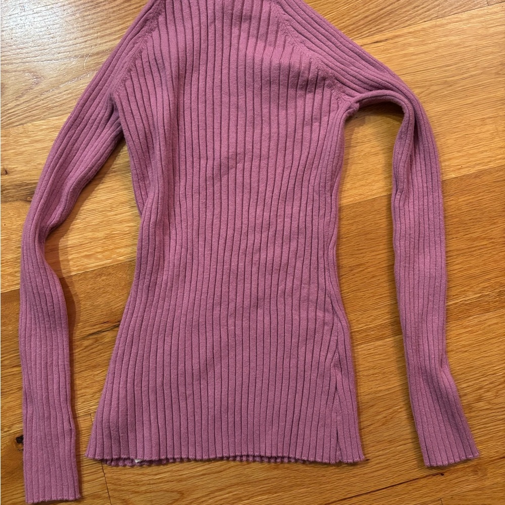 Mayoral Mauve Ribbed Sweater